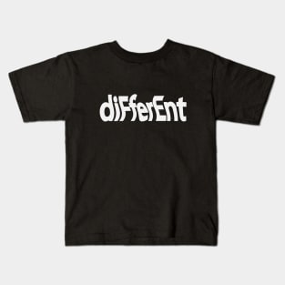 Different being different artistic design Kids T-Shirt